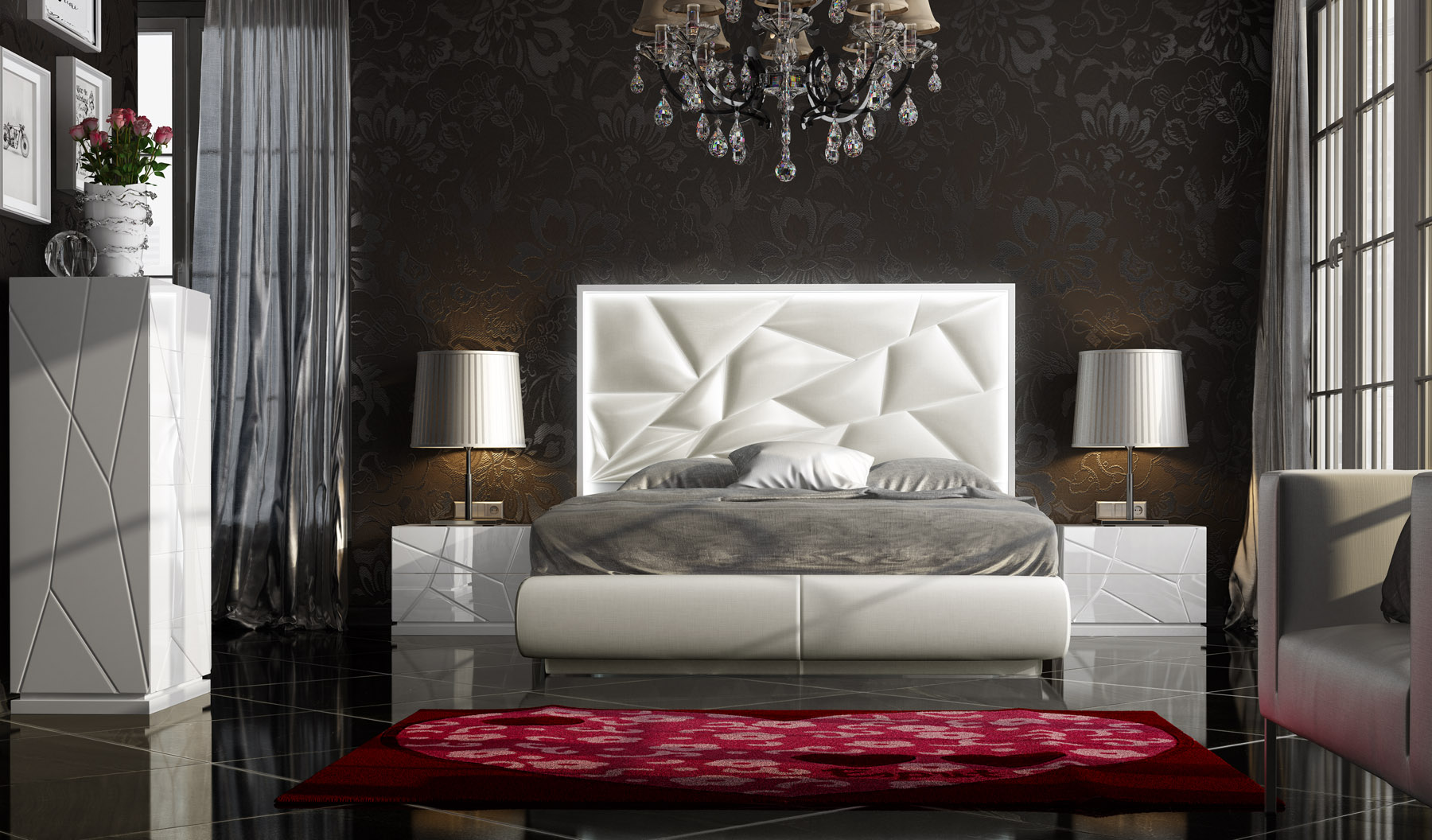 Brands Franco Furniture New BELLA Vanity Chest EX17