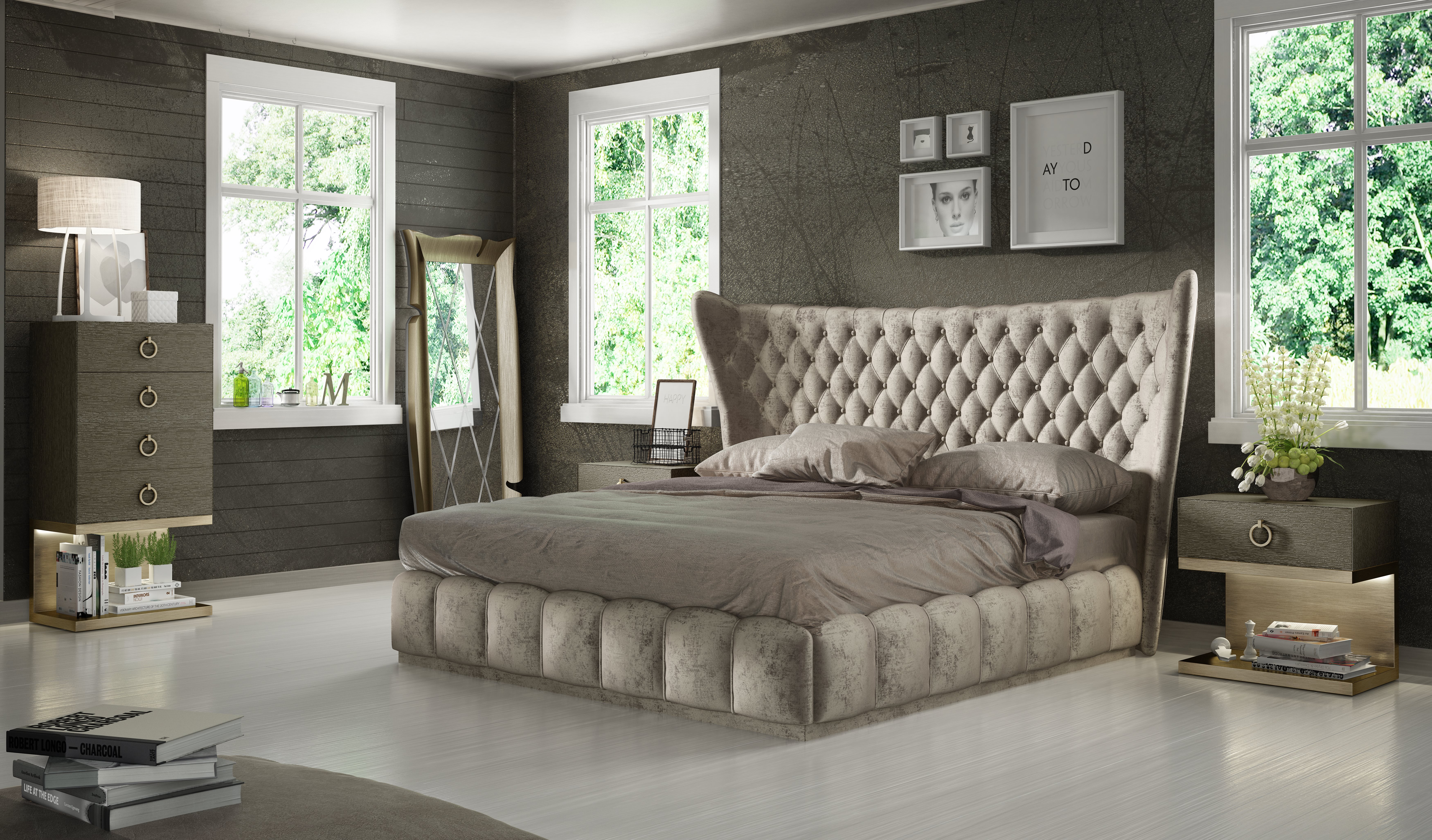 Bedroom Furniture Modern Bedrooms QS and KS DOR 42