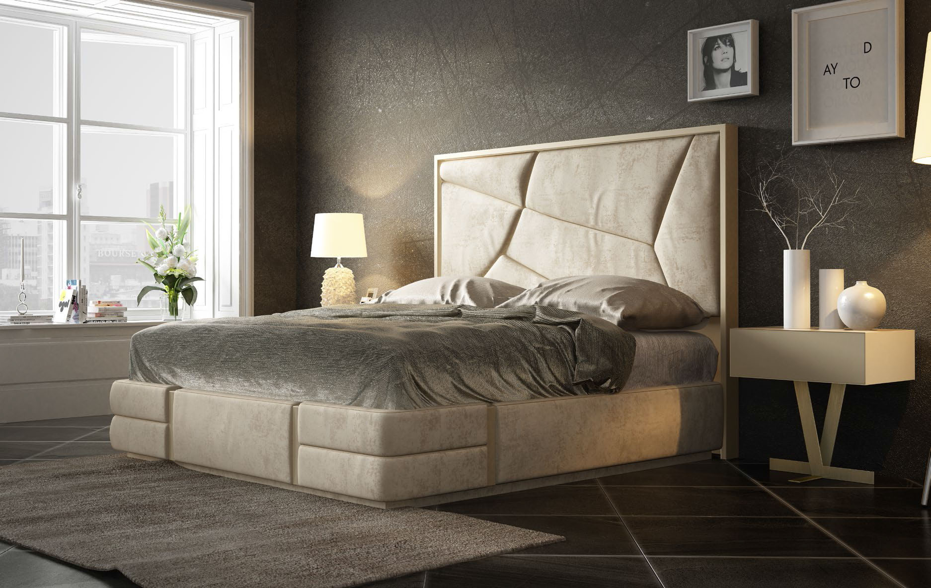 Bedroom Furniture Modern Bedrooms QS and KS DOR 159