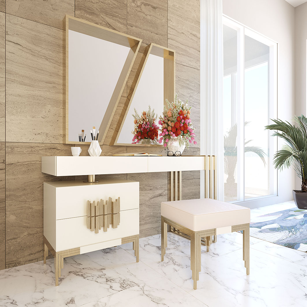 Wallunits Hallway Console tables and Mirrors NB01 Vanity Dresser