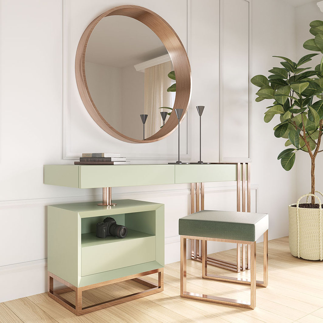 Bedroom Furniture Mirrors NB06 Vanity Dresser