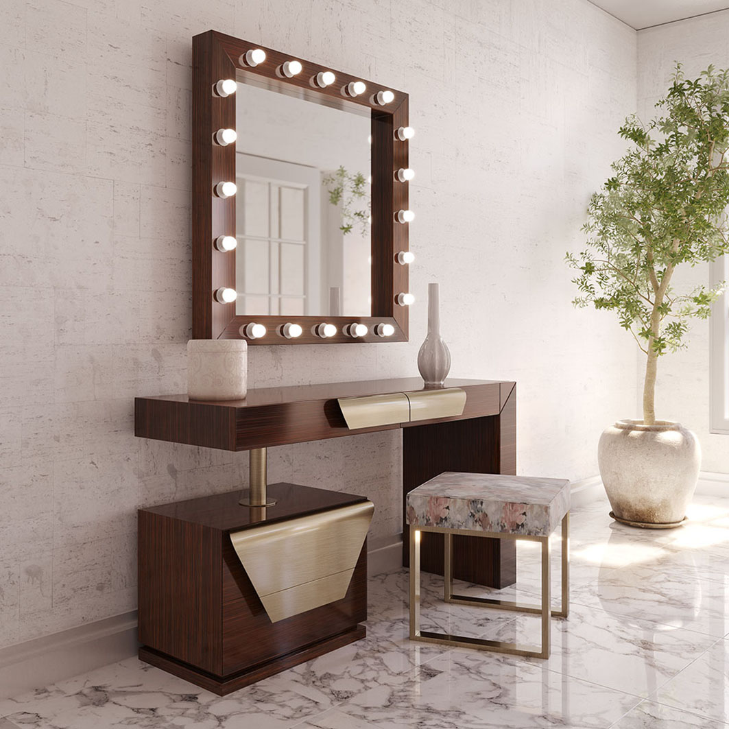 Bedroom Furniture Mirrors NB17 Vanity Dresser