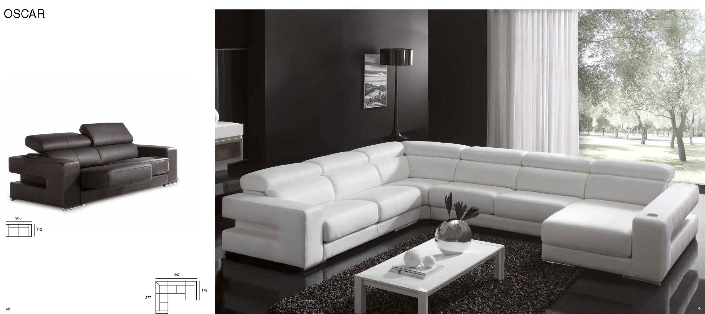 Living Room Furniture Sectionals Oscar Living
