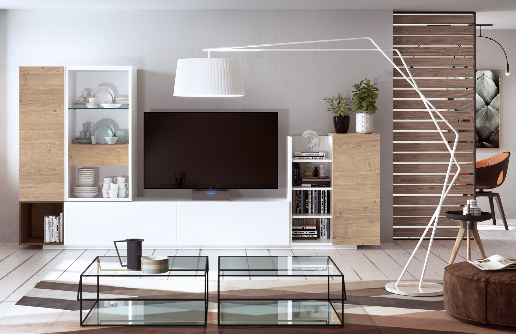 Brands MSC Modern Wall Unit, Italy Composition CK02