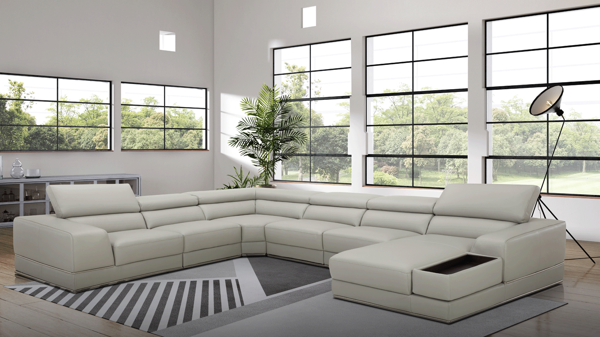 Living Room Furniture Sleepers Sofas Loveseats and Chairs 1576 Sectional Right by Kuka