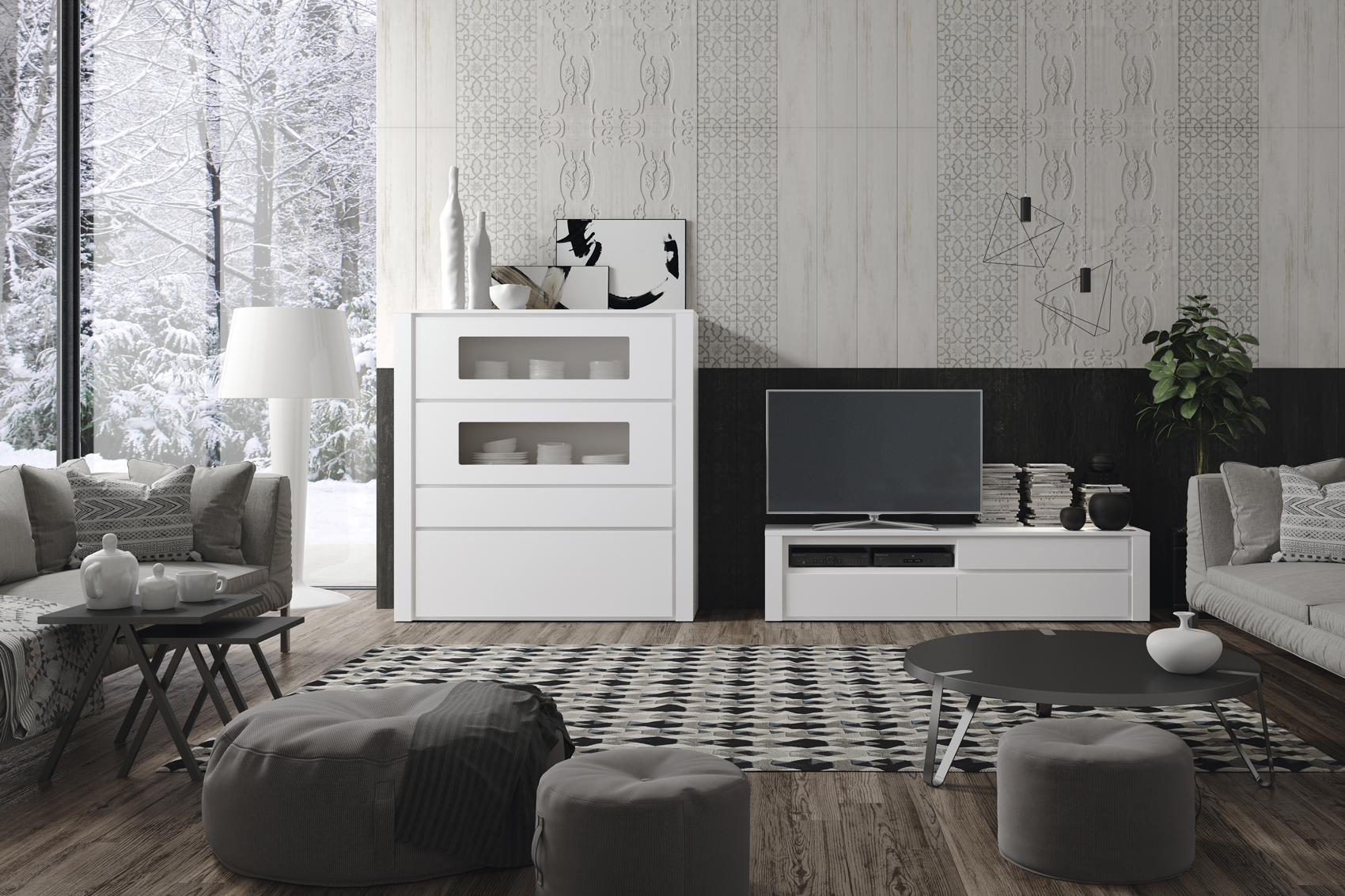Brands Arredoclassic Living Room, Italy Composition H31