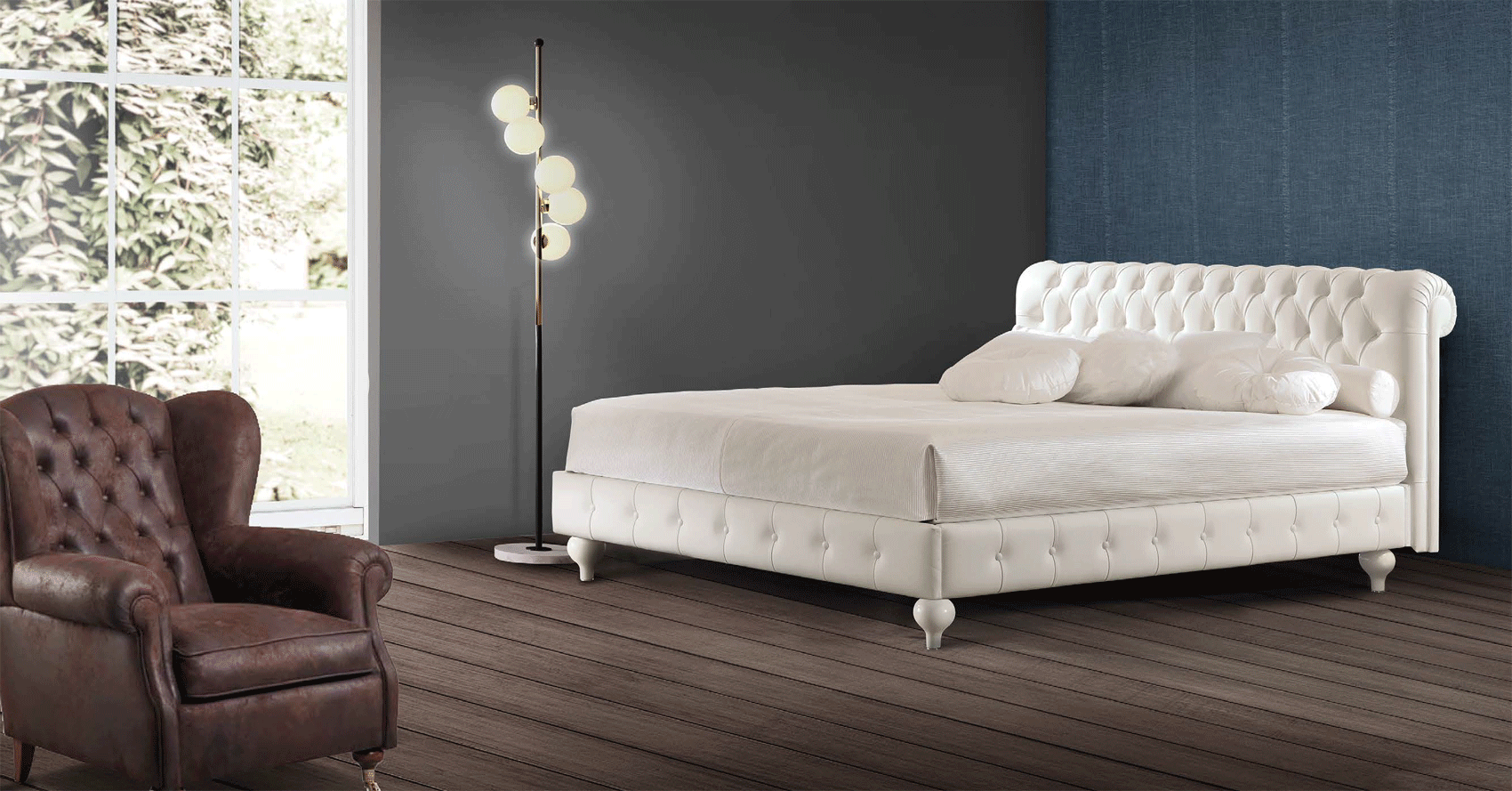 Brands Piermaria Bedrooms, Italy Chester Bed