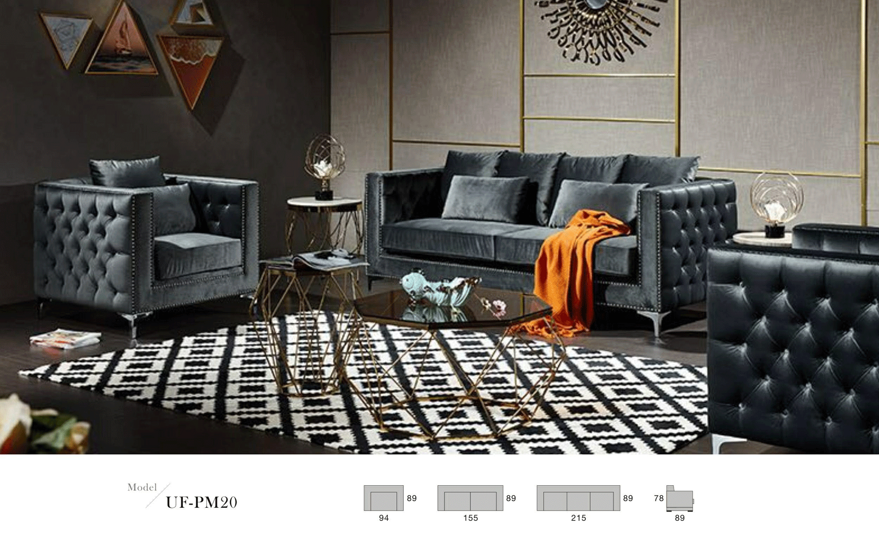 Living Room Furniture Sofas Loveseats and Chairs PM20 LIVING ROOM SET FABRIC
