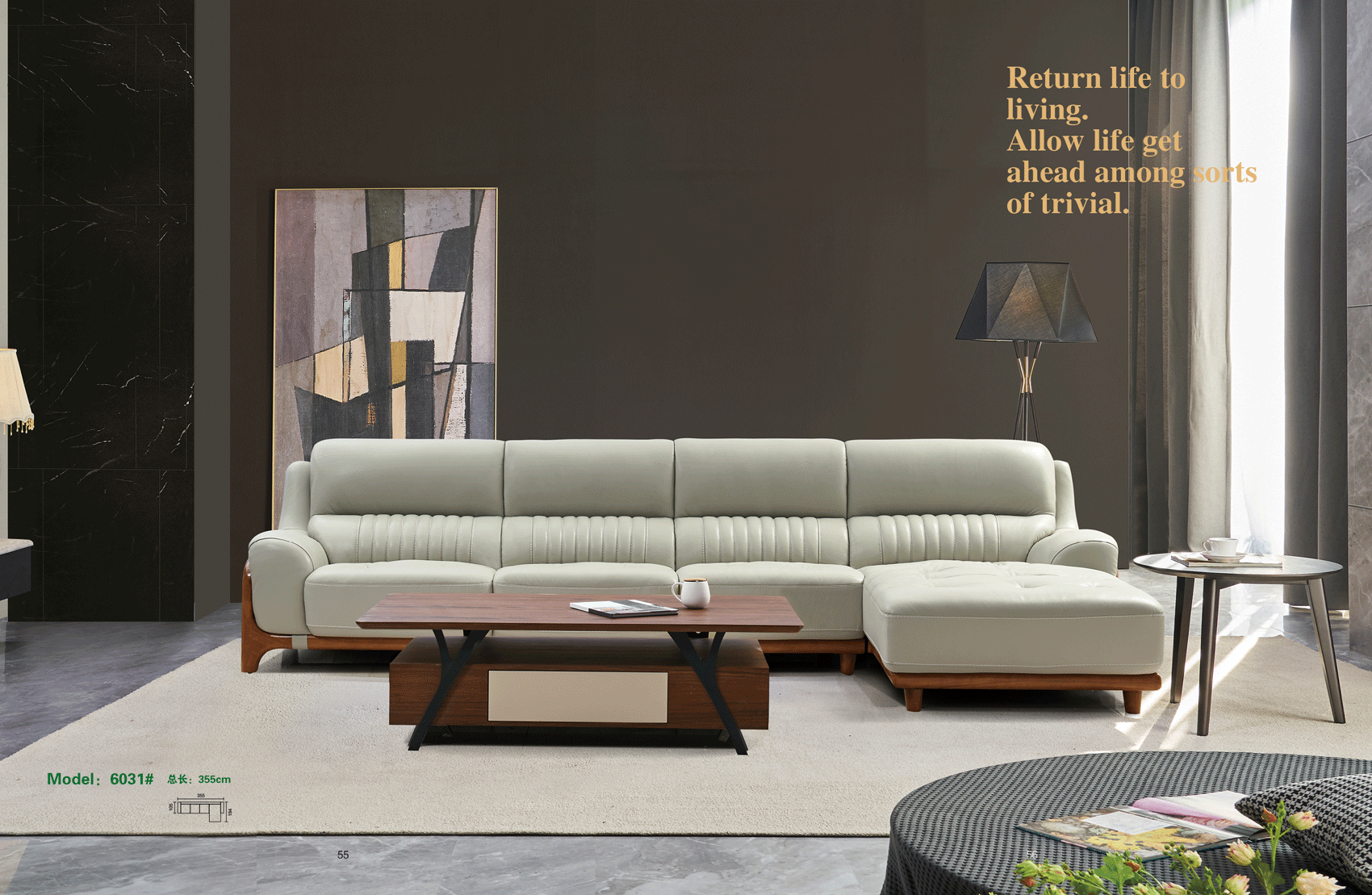 Living Room Furniture Sectionals with Sleepers 6031 Sectional