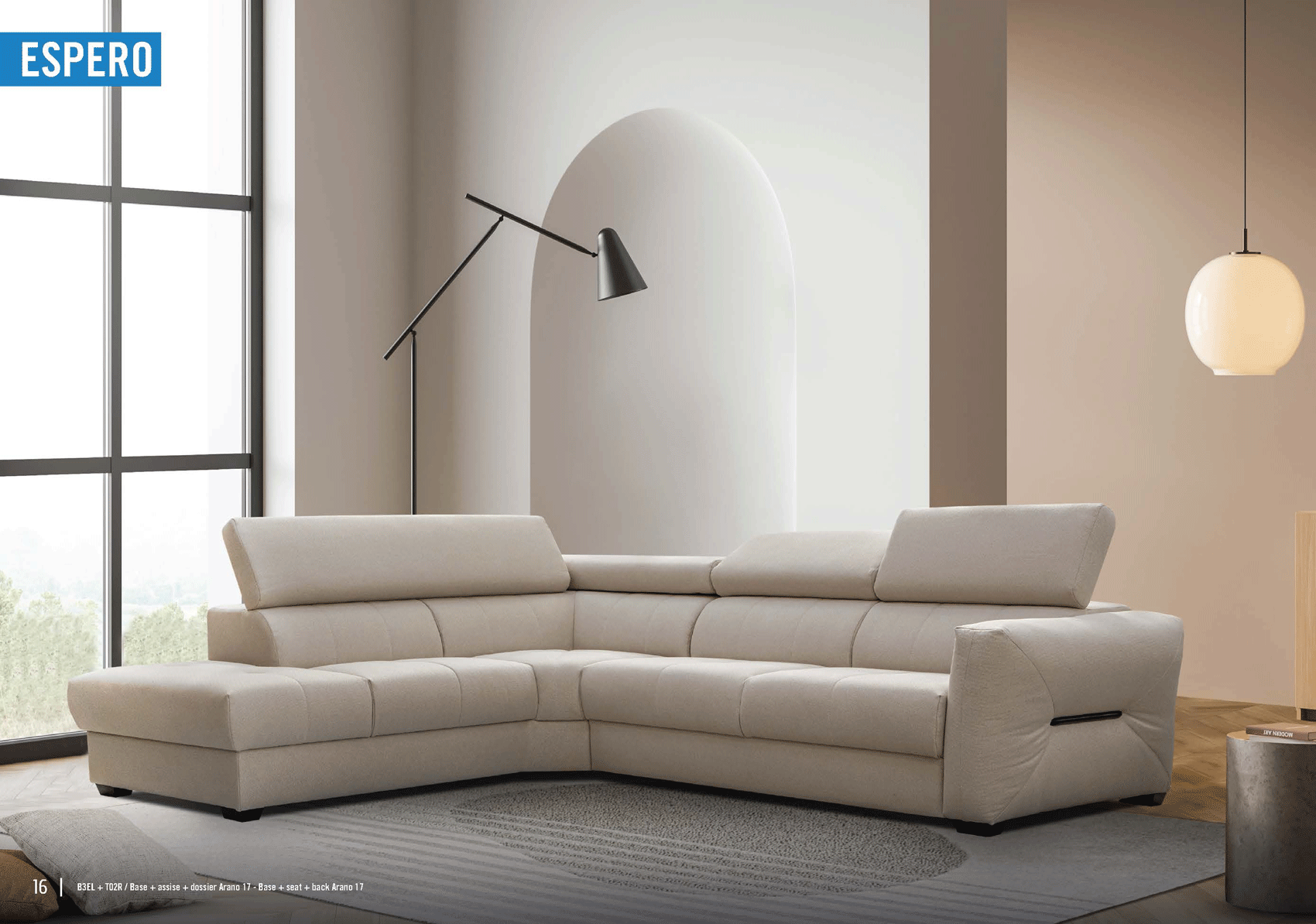Brands Stella Collection Upholstery Living Espero Sectional