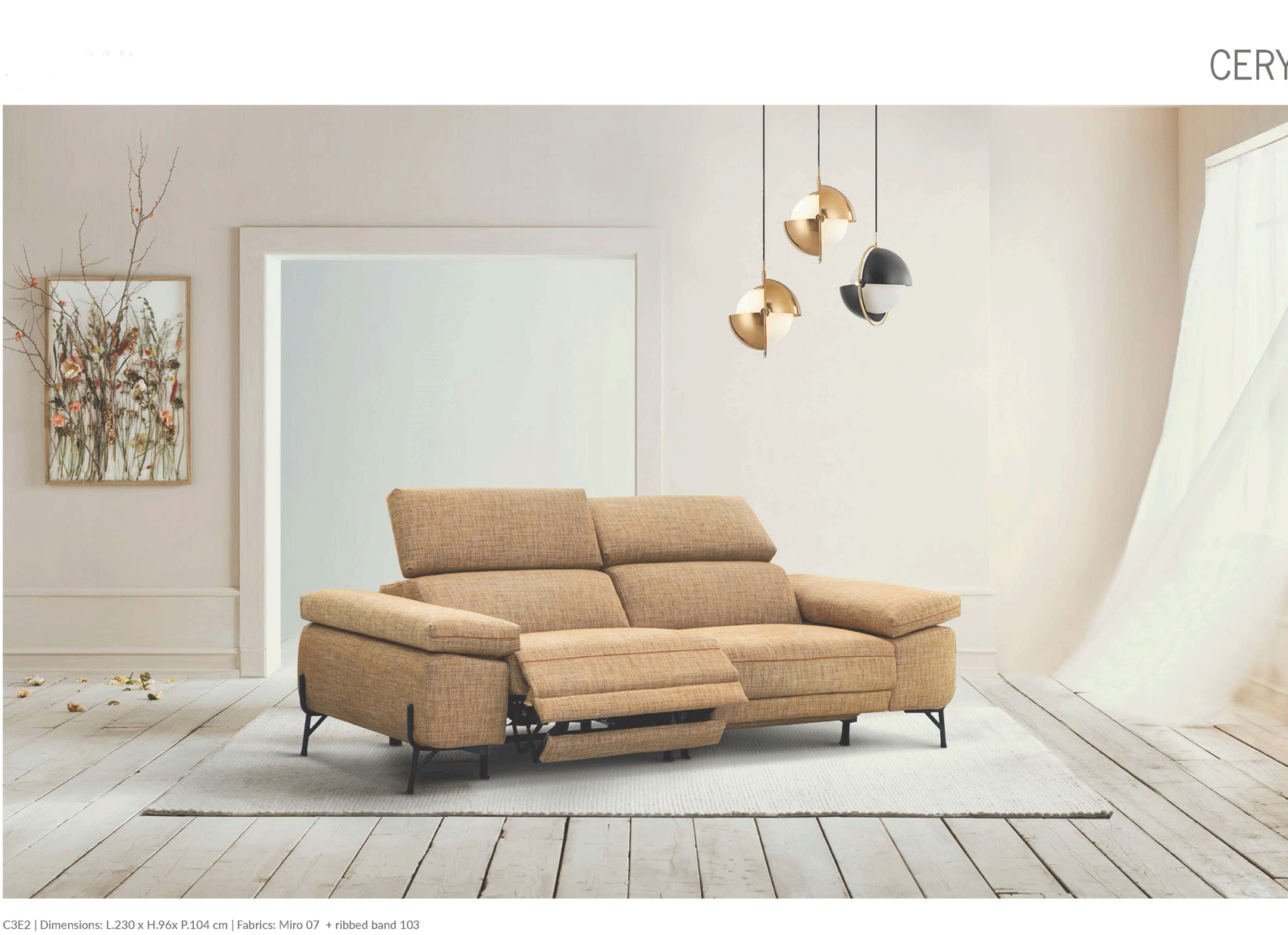 Living Room Furniture Sectionals with Sleepers Cery Sofa w/recliner