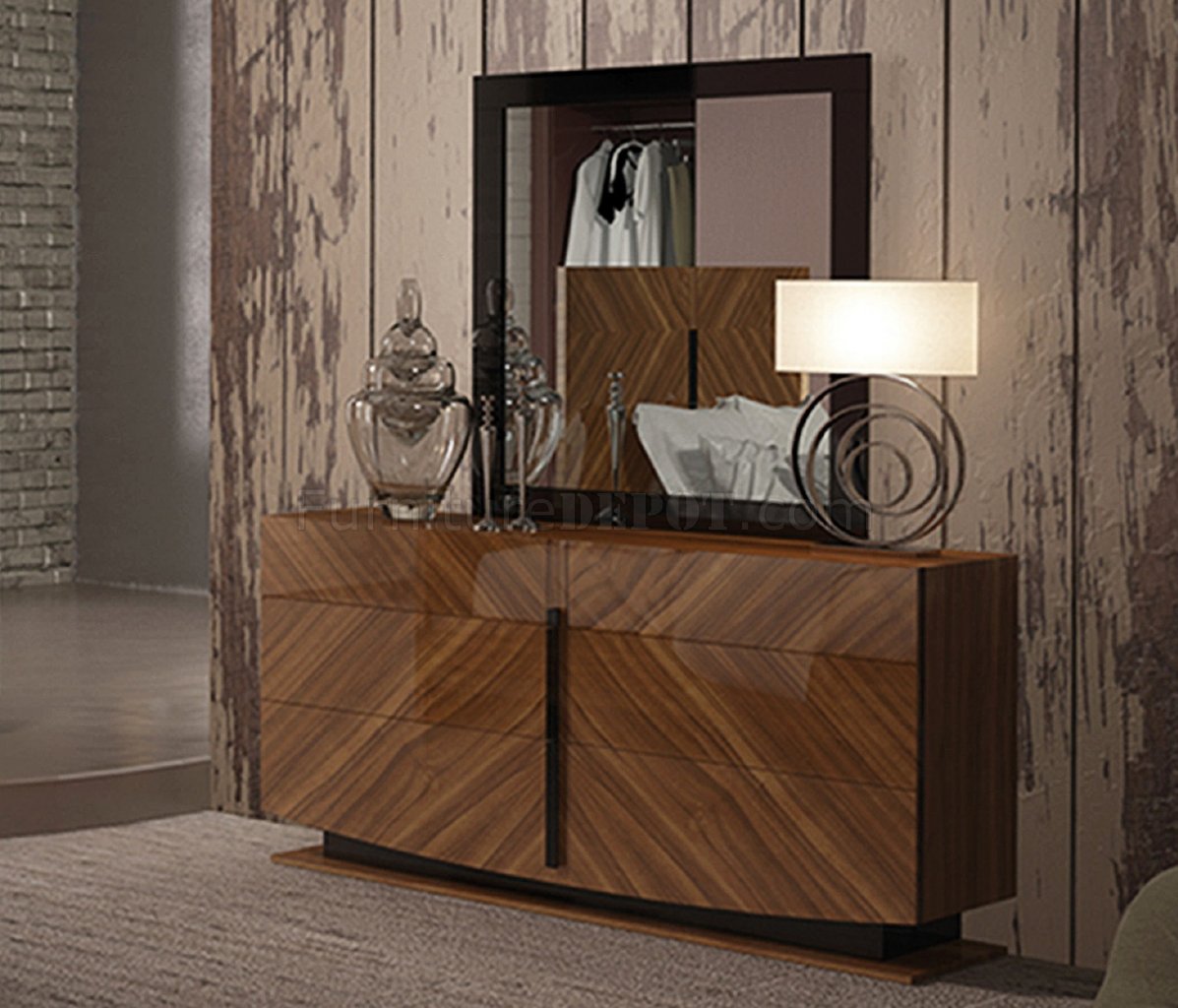 Bedroom Furniture Dressers and Chests Flavia Mirror ONLY
