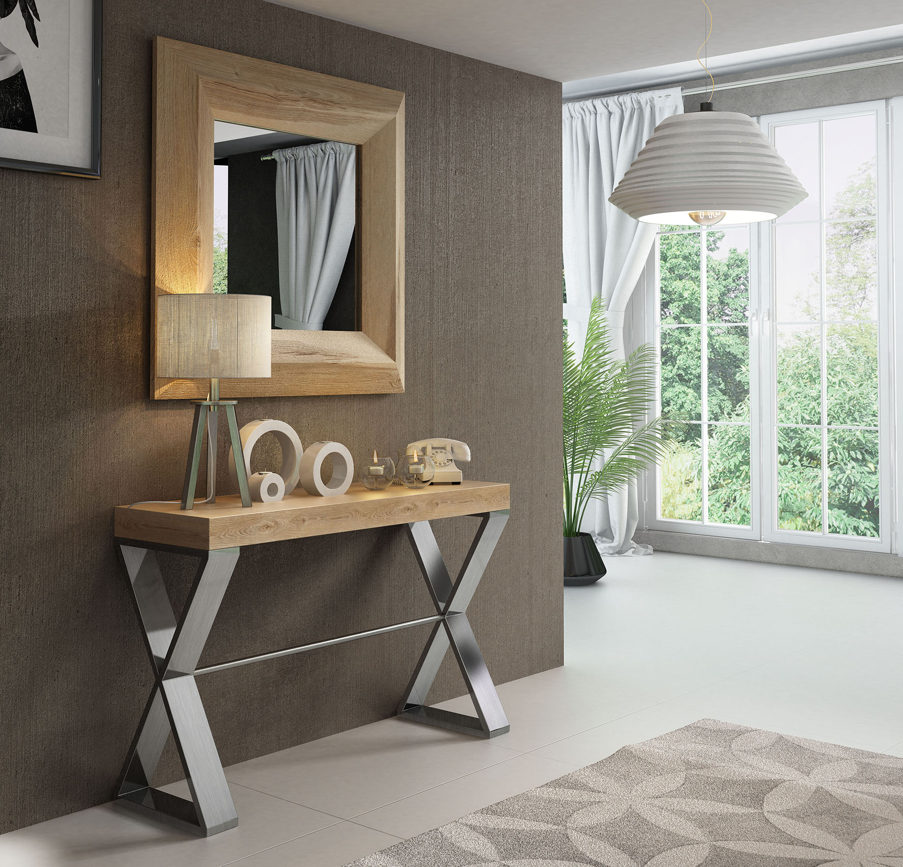 Brands MSC Modern Wall Unit, Italy CII.31 Console Table