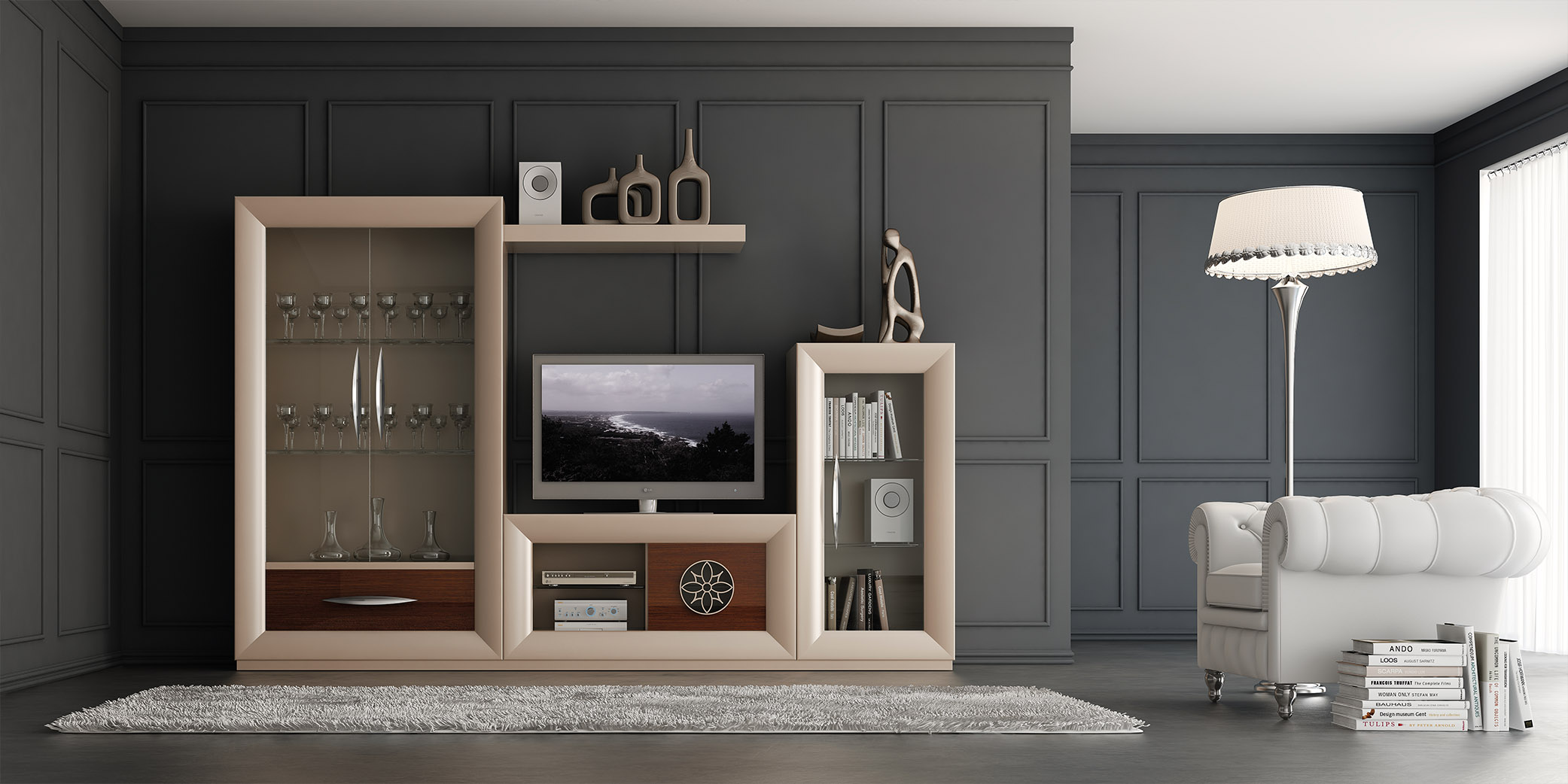 Brands Franco Serik Wall Unit Collection, Spain SK-20