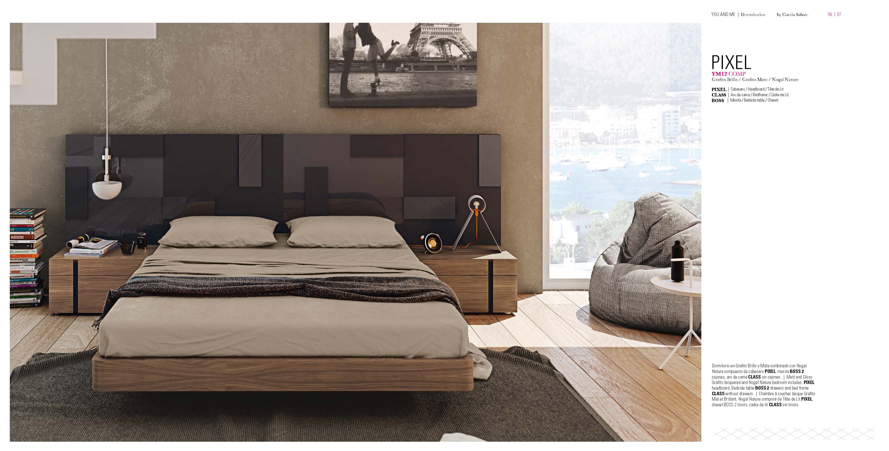 Bedroom Furniture Modern Bedrooms QS and KS YM12