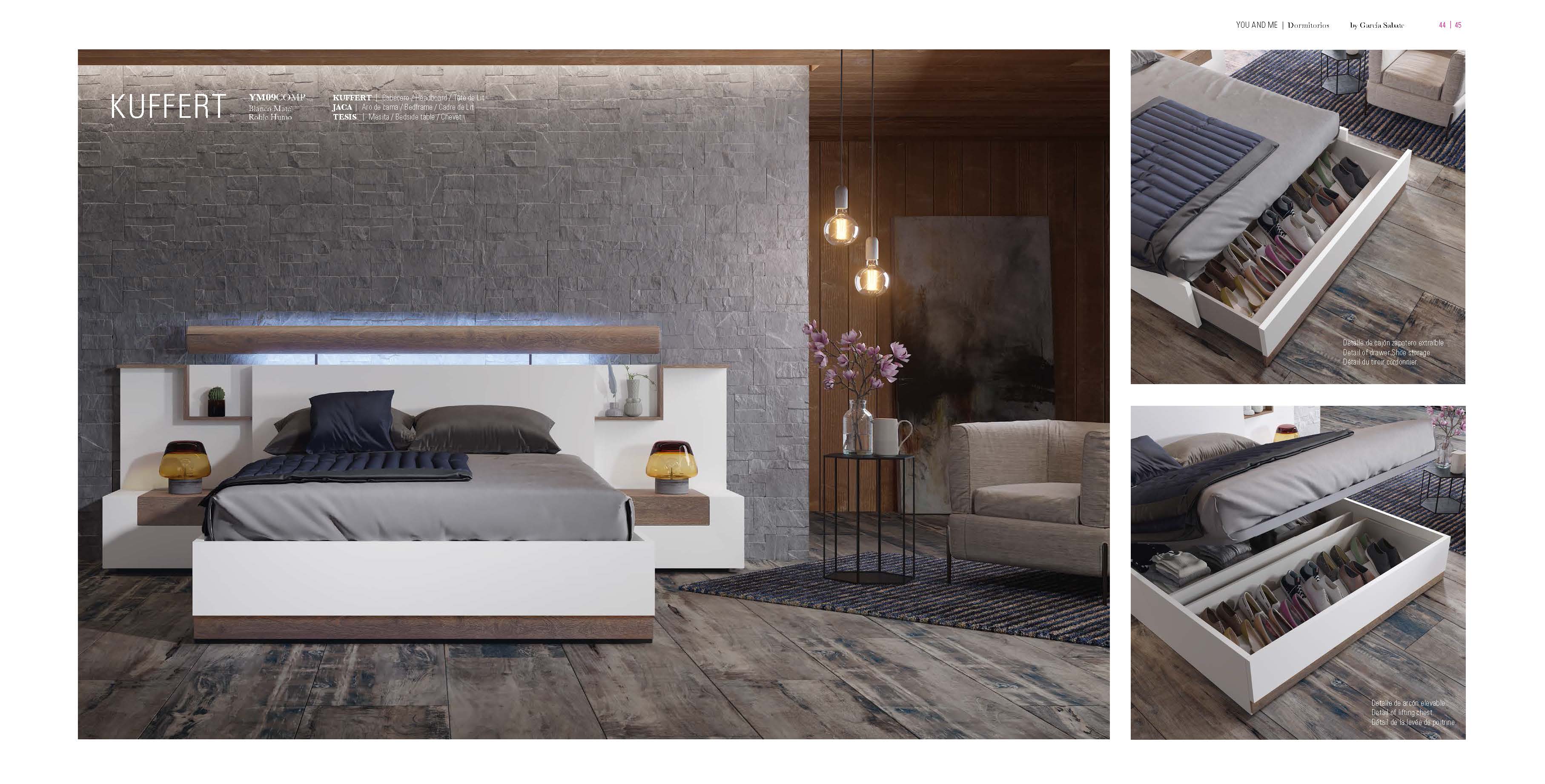 Bedroom Furniture Modern Bedrooms QS and KS YM09