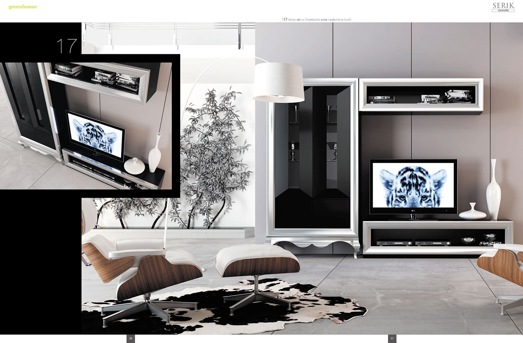 Wallunits Entertainment Centers SERIK 17