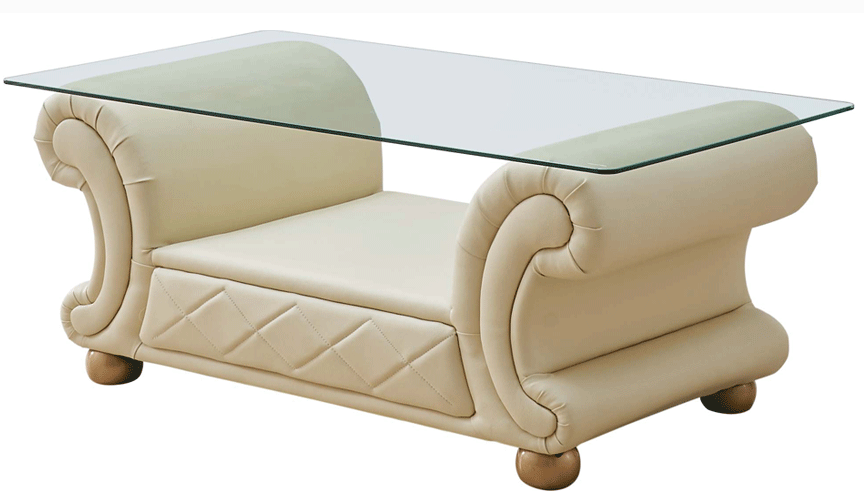 Brands Stella Collection Upholstery Living Apolo Ivory Coffee Table