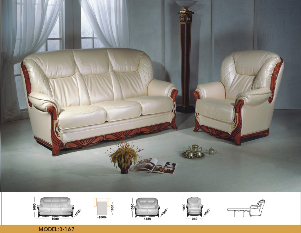 Living Room Furniture Sectionals B167