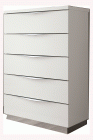 Onda 5 Drawer Chest WHITE