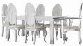 Carmen White Dining Table