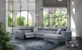 Quartz Sectional Right w/Electric Recliner and Bed
